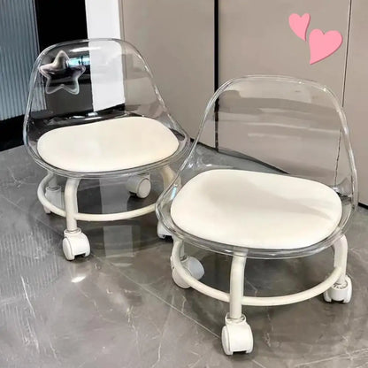 Acrylic 360° Rotating Mini Chair