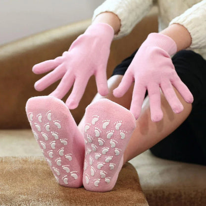 Natural Oil Vitamin E Gel Reusable SPA Gel Socks