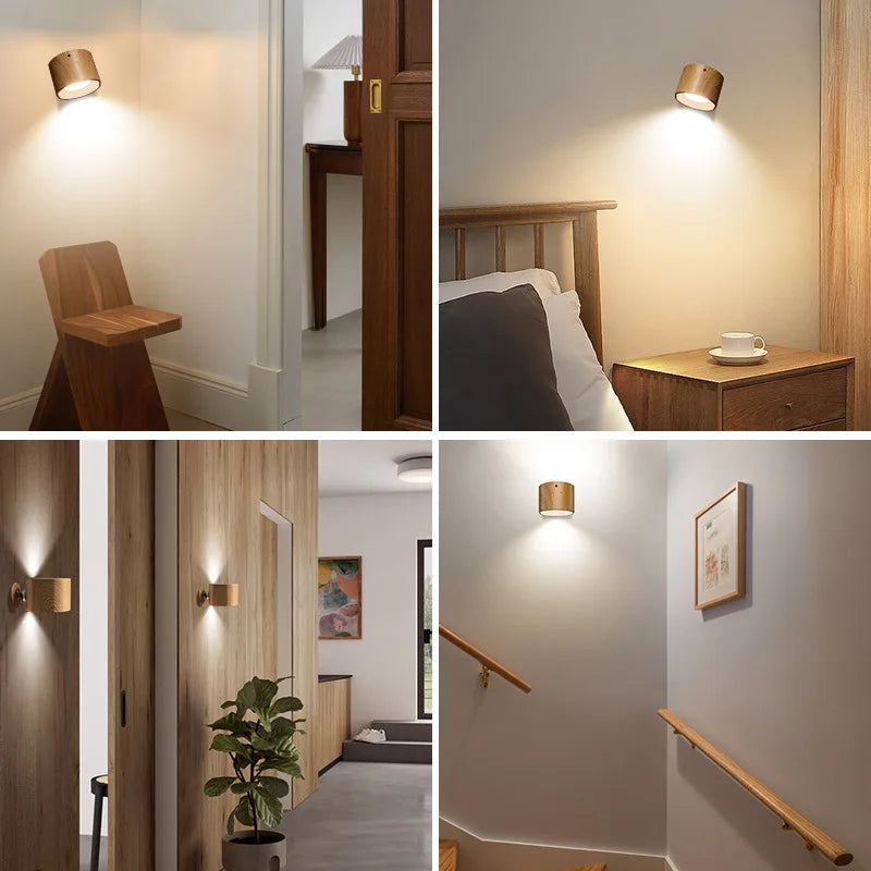 LED Sconces Wall Mounted Lamp with remote