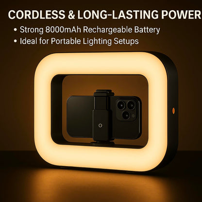 GlowPro™ LED Ring Light For Vlogging