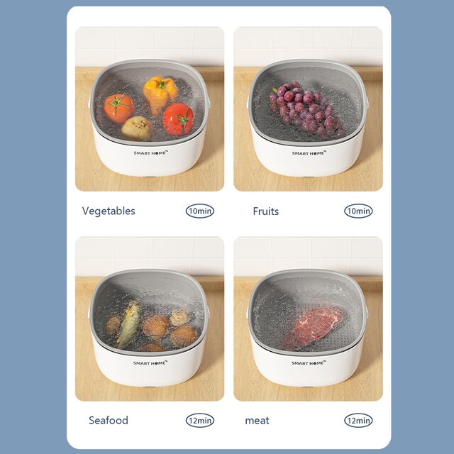 Ultrasonic Fruit Washing Machine