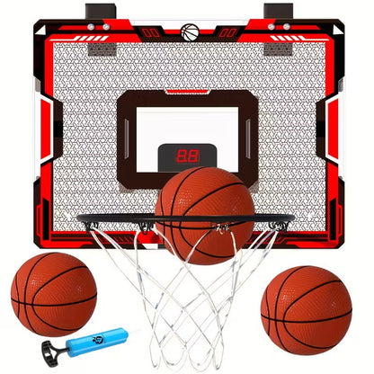 Indoor Basketball Hoop With Scoreboard And LED Lights