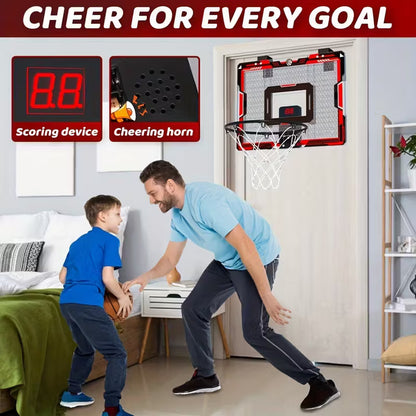Indoor Basketball Hoop With Scoreboard And LED Lights
