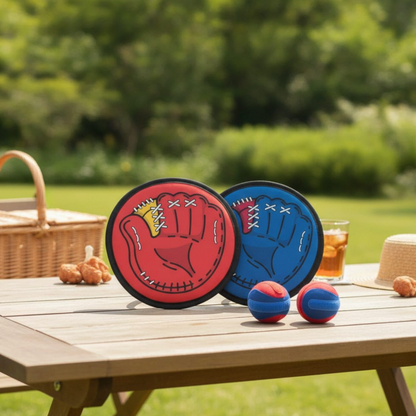 Baseball Glove And Toss-And-Catch Toy