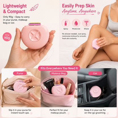 3-in-1 Women's Travel Hair Removal Device