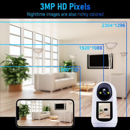 Indoor WiFi Camera With Auto Tracking