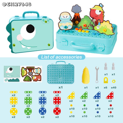 DIY Puzzle Tool Box For Kids
