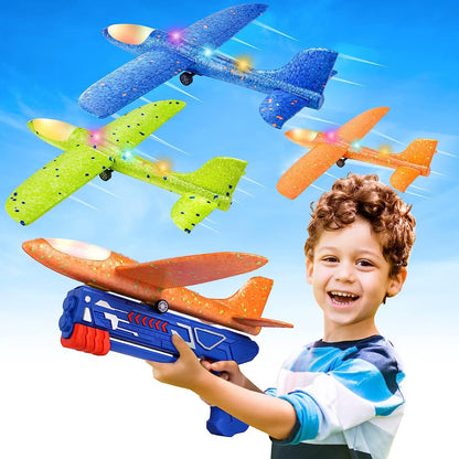 Flying Airplane With Shooting Gun