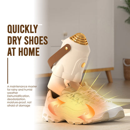 3-in-1 Multi-functional Portable Clothes & Shoe Dryer with Foot Warmer Cum Massager
