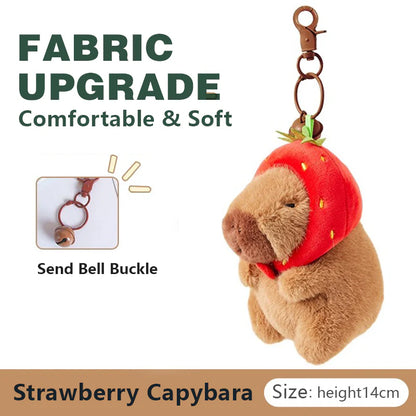 PupTales™  Capybara Plush Keychain Toy