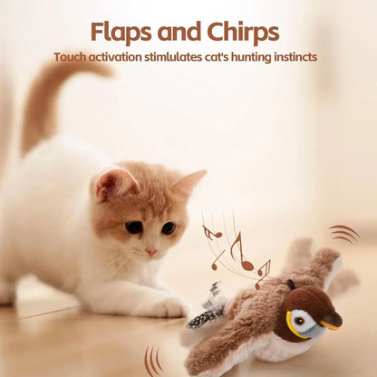 Flappy Chase Bird - Interactive Pet Toy