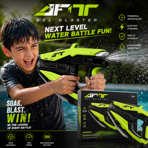 Rapid-Fire Electric Water Cannon Toy