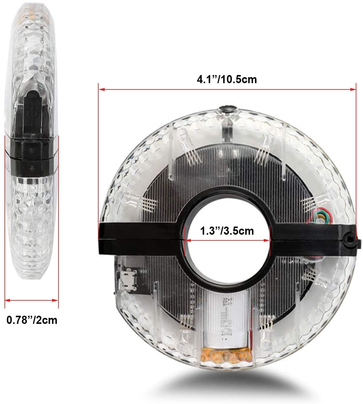 Waterproof Bicycle LED Hub Light