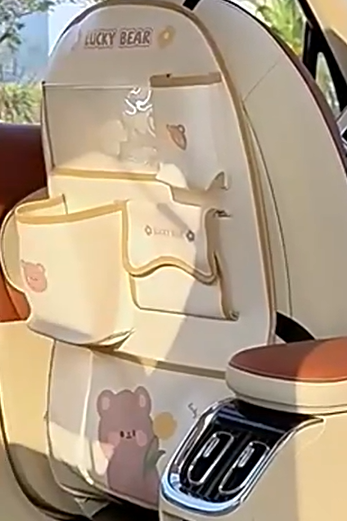 Car Back Seat Organizer with Detachable Tray