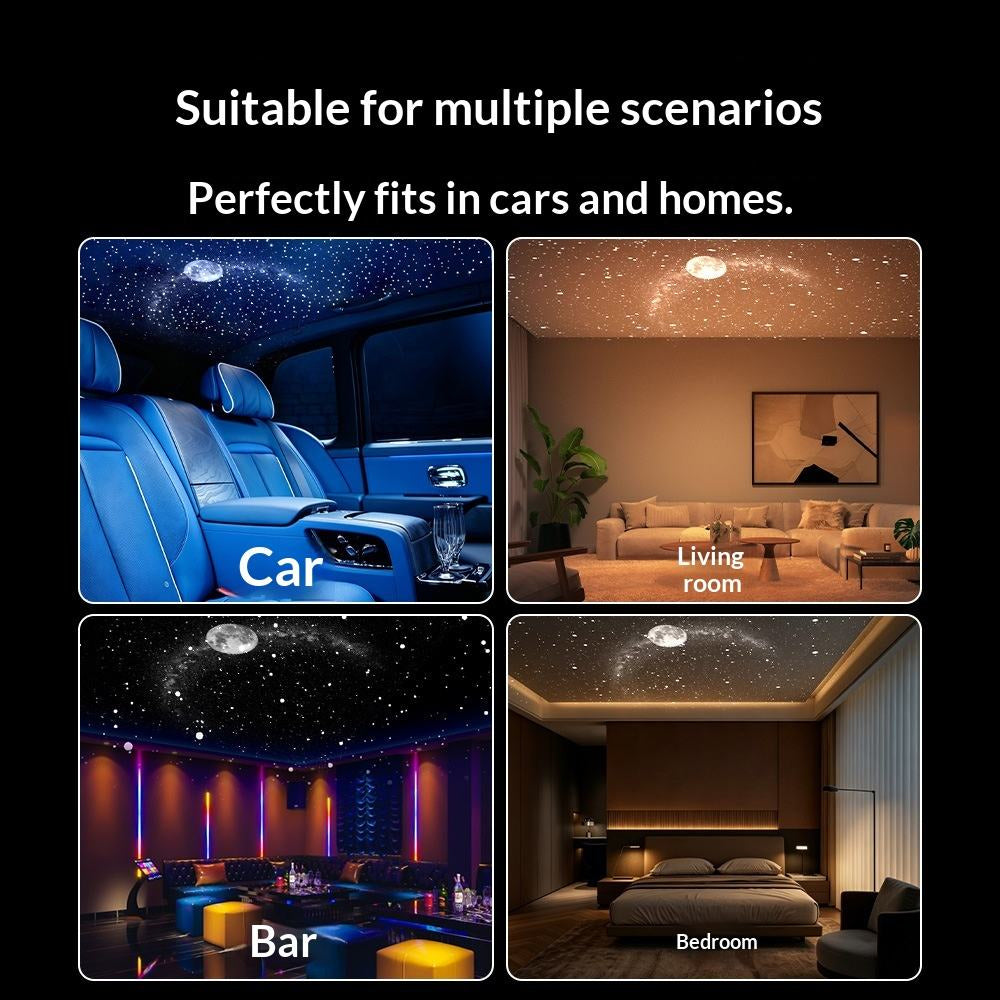 2 In 1 Mini Galaxy Projector (3 Films Included)
