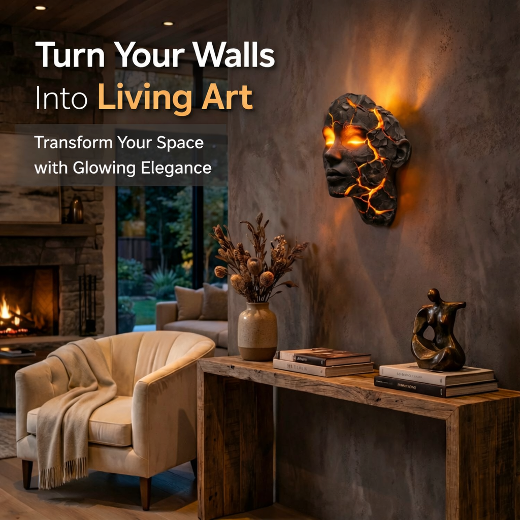 Volcanic Cracked Soul Wall Lamp