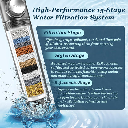 HydroLuxe 4-In-1 Spa Shower System