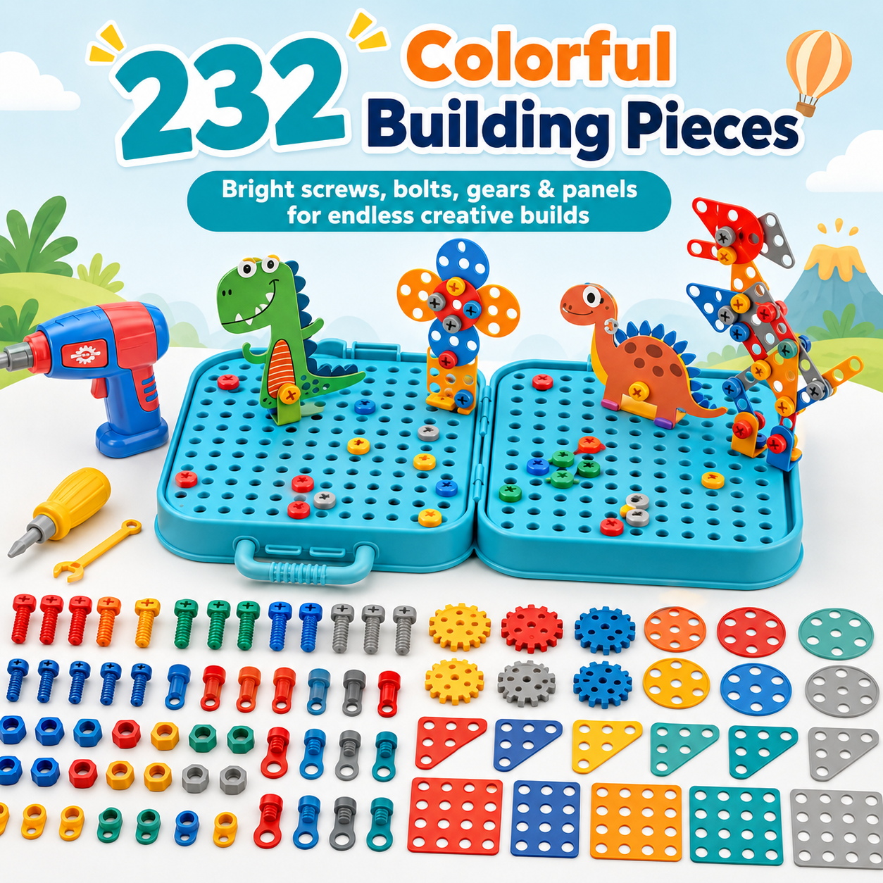 DIY Puzzle Tool Box For Kids
