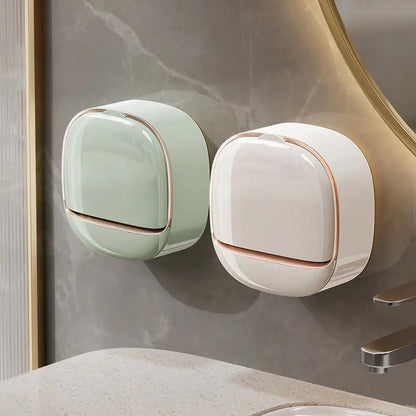 Wall Mounted Soap Holder With Lid