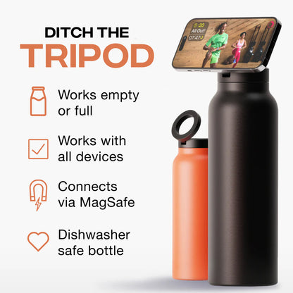 2-in-1 MagSafe Water Bottle and Phone Mount