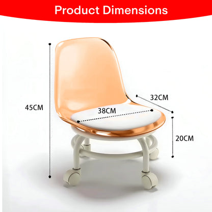 Acrylic 360° Rotating Mini Chair