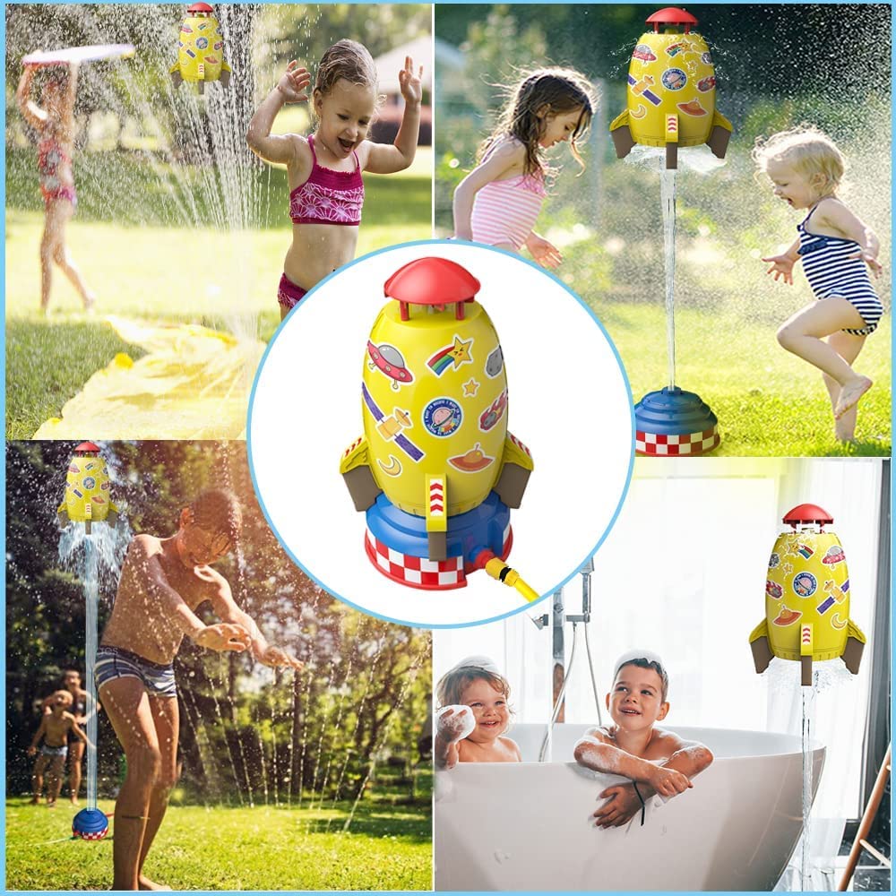 360 Rotation Water Rocket Sprinkler