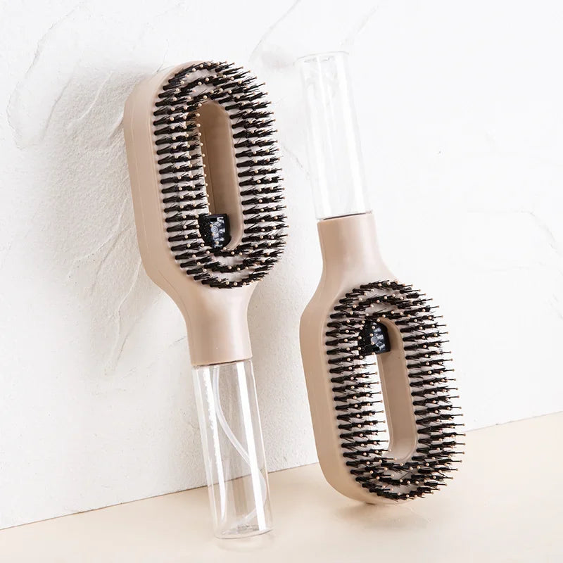 2-in-1 Hair spray Brush With Bottle