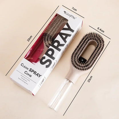 2-in-1 Hair spray Brush With Bottle