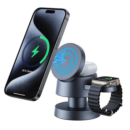 Magnetic 3 in 1 Wireless Charging Station