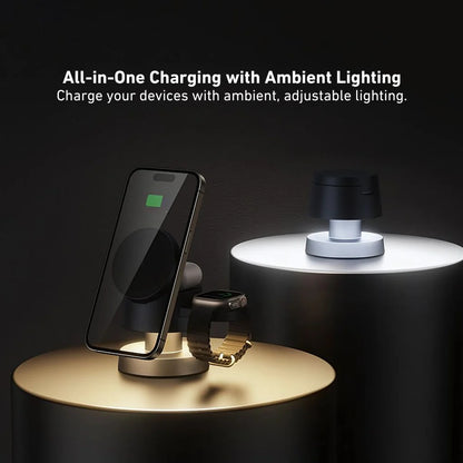 Magnetic 3 in 1 Wireless Charging Station