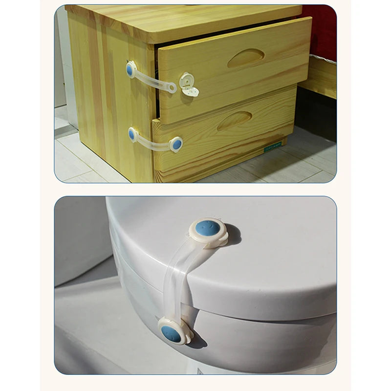 Adjustable Cabinet Baby Lock (Pack Of 4)