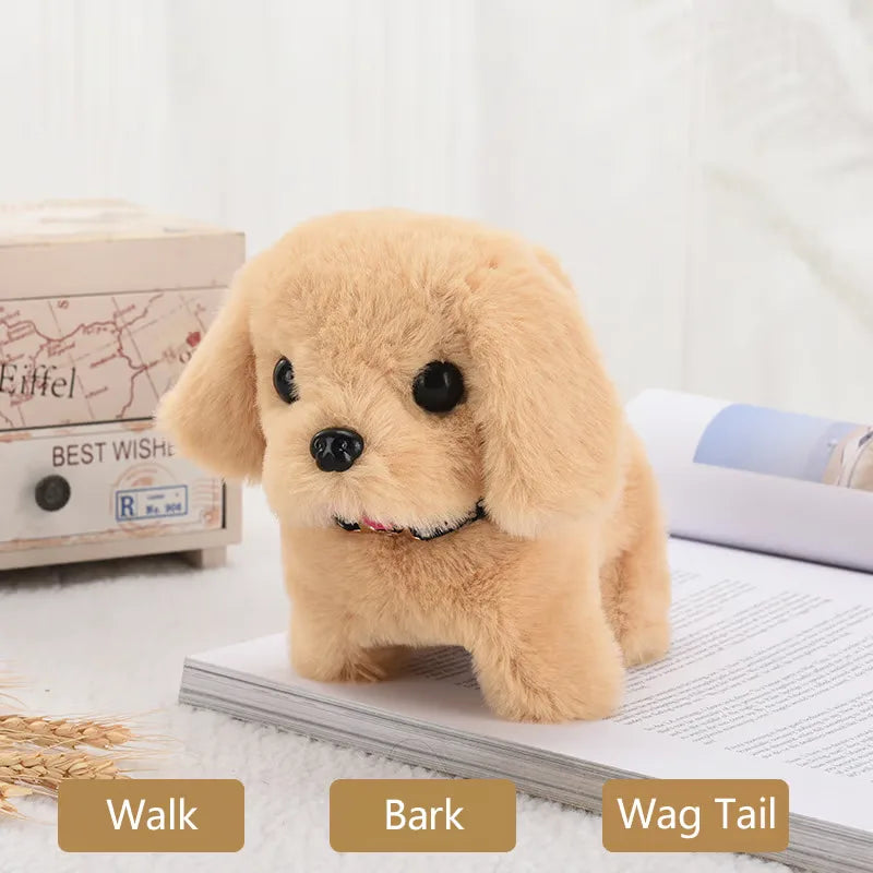 PupTales™ Electronic Plush Puppy Interactive Toys | Walks, Barks, Shake Tail