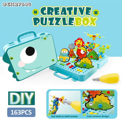 DIY Puzzle Tool Box For Kids