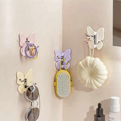 Rotating Butterfly Triple Hook (Pack of 5)
