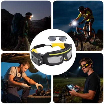 Multifunctional Glasses With LED Light