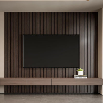Peel & Stick 3D Wood Acoustic Wall Panel
