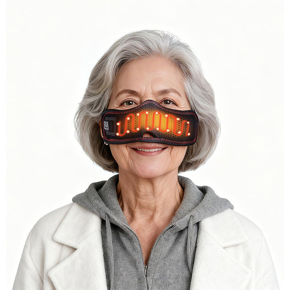 Heated Nose Warmer Guard with Adjustable Lanyard