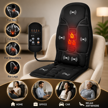 Massage Seat Cushion with Heat and Vibration (4 Modes )