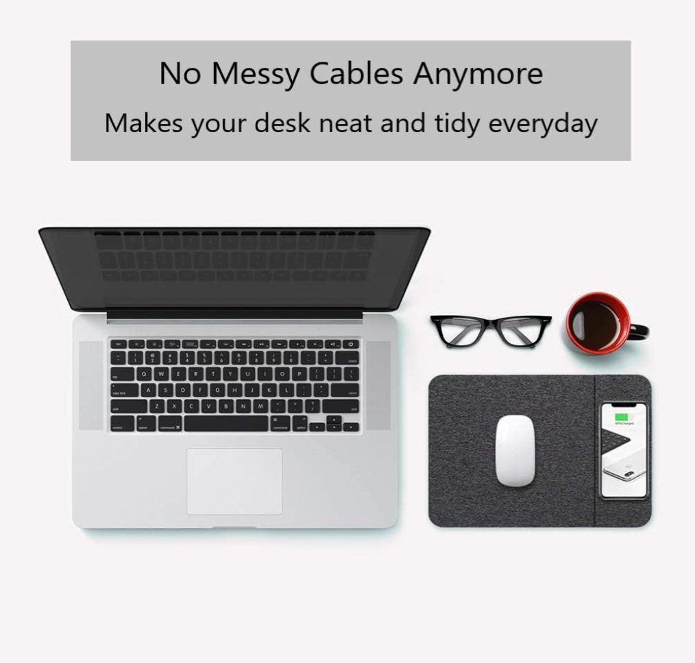 Wireless Charging Mouse Pad
