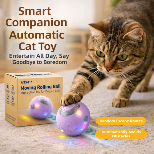 Smart Rechargeable Interactive Pet Ball