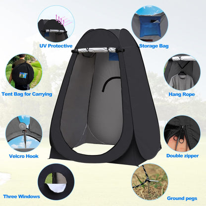 Portable Pop Up Privacy Tent For Travel