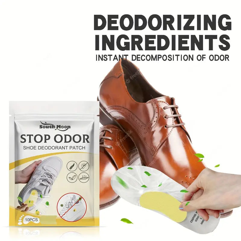 Ultra-Fresh Shoe Deodorant Stickers (10 Pcs)
