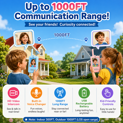 Video Walkie Talkies for Kids