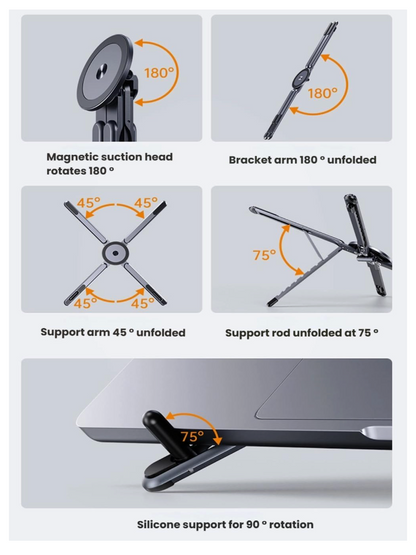 Multipurpose 360 Degree Rotating Adjustable Tripod Stand