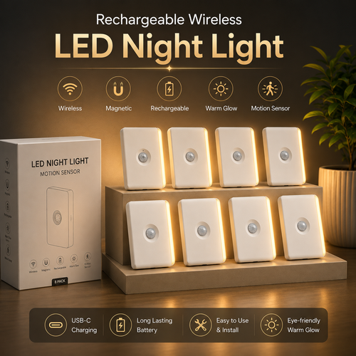 Motion Sensor Wireless Step Light