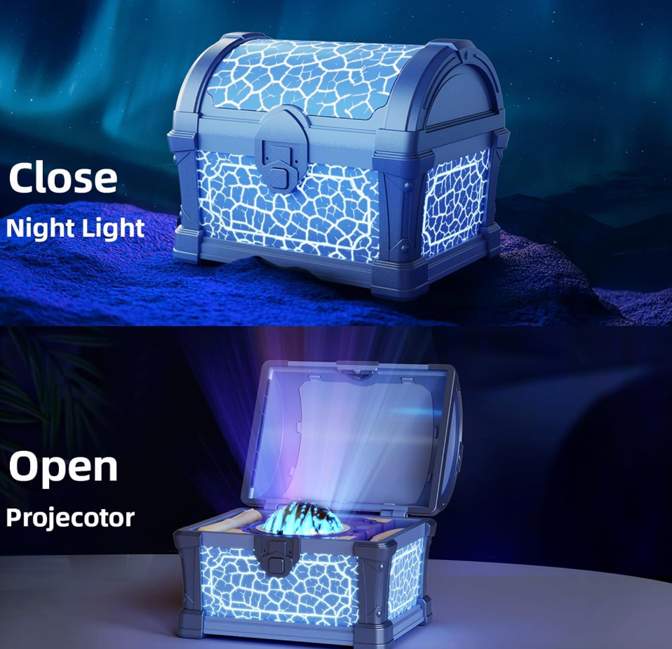 GlowChest Treasure Projection Lamp