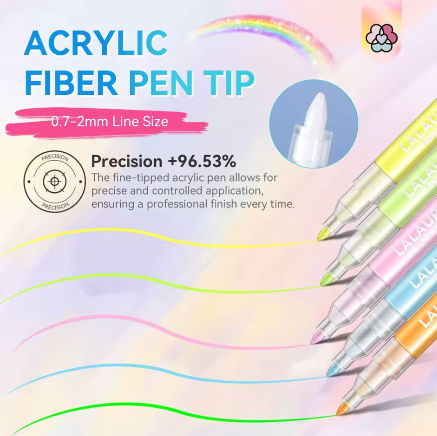 12 Nail Polish Waterproof Pens Set