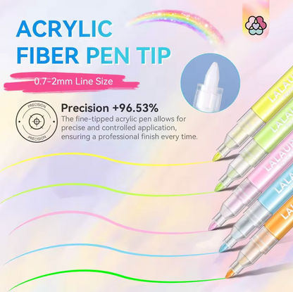 12 Nail Polish Waterproof Pens Set