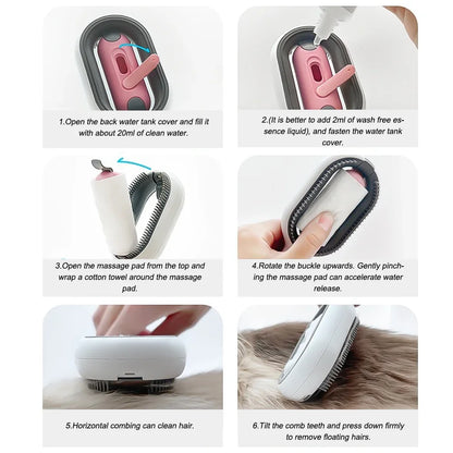 4 in 1 Pet Hair Removal Comb