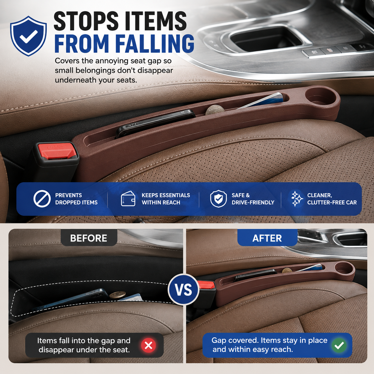Car Seat Side Organizer (2 Pieces)